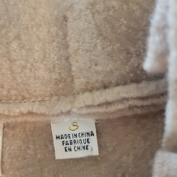 Anthropologie Tan Trench Coat with Ruffle Collar - Picture 2 of 10